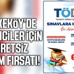 Tekkeköy’de öğrenciler için ücretsiz eğitim fırsatı!