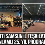 Ak Parti Samsun il teşkilatından anlamlı 25. yıl programı
