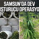 Samsun'da dev uyuşturucu operasyonu!