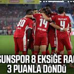 Samsunspor 8 eksiğe rağmen 3 puanla döndü