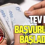 TEV burs başvuruları başladı mı?