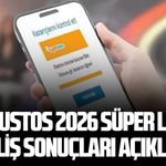 2 Ağustos 2026 Süper Loto çekiliş sonuçları açıklandı