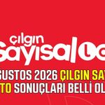 12 Ağustos 2026 Çılgın Sayısal Loto sonuçları belli oldu