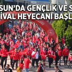 Samsun'da Gençlik ve Spor Festivali başlıyor