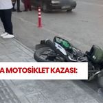 Atakum’da otomobil ile motosiklet çarpıştı: 1 Yaralı