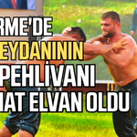 Samsun'da er meydanının başpehlivanı belli oldu