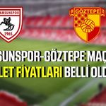 Samsunspor-Göztepe maçının bilet fiyatları açıklandı