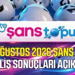 23 Ağustos 2026 Şans Topu Çekiliş sonuçları açıklandı
