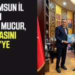 MHP Samsun İl Başkanı Burhan Mucur, mazbatasını Bahçeli’ye takdim etti