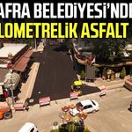Bafra Belediyesi’nden 25 kilometrelik asfalt atağı
