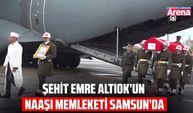Şehit Emre Altıok’un naaşı memleketine getirildi