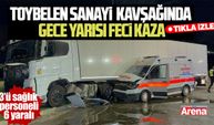 İlkadım Toybelen Sanayi kavşağında gece yarısı feci kaza