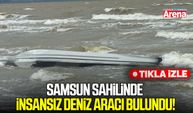 Samsun sahilinde insansız hava aracı