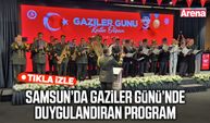 Samsun’da Gaziler Günü’nde duygulandıran program