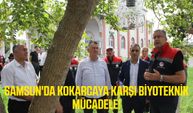 Samsun'da kokarcaya karşı biyoteknik mücadele!