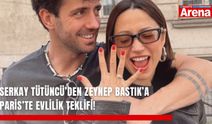 Serkay Tütüncü’den Zeynep Bastık’a Paris’te evlilik teklifi!