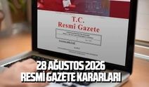 28 Ağustos Resmi Gazete kararları
