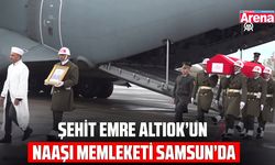 Şehit Emre Altıok’un naaşı memleketine getirildi