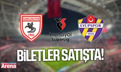Samsunspor–Eyüpspor maçı biletleri satışta!