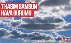 7 Kasım 2025 Samsun hava durumu