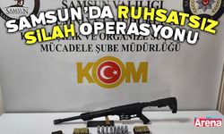 Samsun’da ruhsatsız silah operasyonu: 1 kişi yakalandı