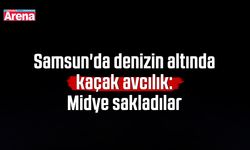 Samsun'da denizin altında kaçak avcılık: Midye sakladılar