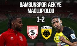 Samsunspor, AEK’ye Yeni 19 Mayıs’ta 2-1 mağlup oldu