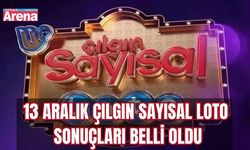 13 Aralık Çılgın Sayısal Loto sonuçları belli oldu
