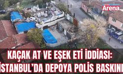 Kaçak at ve eşek eti iddiası: Depoya polis baskını