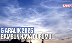 5 Aralık 2025 Samsun hava durumu