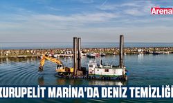 Kurupelit Marina'da deniz temizliği yapıldı