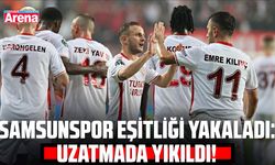 Samsunspor eşitliği yakaladı: Uzatmalarda yıkıldı!