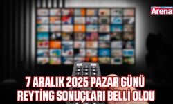 7 Aralık 2025 pazar günü reyting sonuçları belli oldu