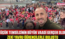 Küçük temsilcinin büyük vaadi gerçek oldu!