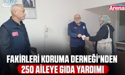 Fakirleri Koruma Derneği'nden 250 aileye gıda yardımı