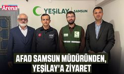 AFAD Samsun Müdüründen, Yeşilay' ziyaret