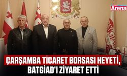 Çarşamba Ticaret Borsası heyeti, BATGİAD’ı ziyaret etti