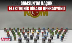 Samsun'da kaçak elektronik sigara operasyonu