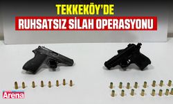 Tekkeköy’de ruhsatsız silah operasyonu