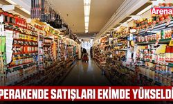 Perakende satışları ekimde yükseldi