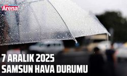 7 Aralık 2025 Samsun hava durumu