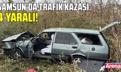 Samsun'da trafik kazası!