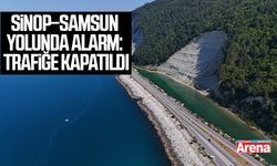 Sinop–Samsun yolunda alarm: Trafiğe kapatıldı