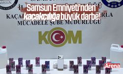 Samsun Emniyeti'nden kaçakçılığa büyük darbe