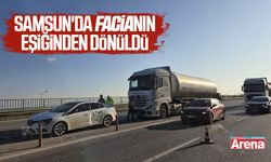 Samsun'da faciadan son anda dönüldü