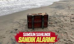 Samsun sahilinde sandık alarmı