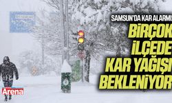 Samsun’da kar alarmı: Birçok ilçede kar yağışı bekleniyor