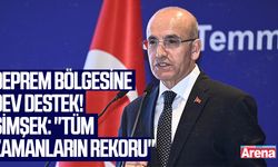 Deprem bölgesine dev destek! Şimşek: "Tüm zamanların rekoru"