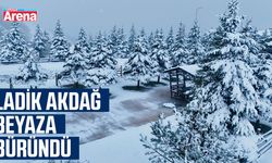 Ladik Akdağ beyaza büründü