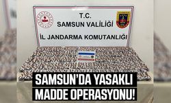 Samsun'da yasaklı madde operasyonu!